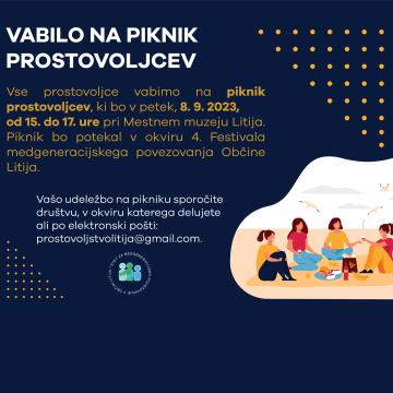 Vabilo PIKNIK PROSTOVOLJCEV